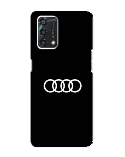 Чехол для OPPO A95 с картинкой «Audi White Logo»