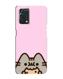 Чехол для OPPO A95 с картинкой «Pusheen и печенье» Чехол для OPPO A95 с картинкой «Pusheen и печенье»