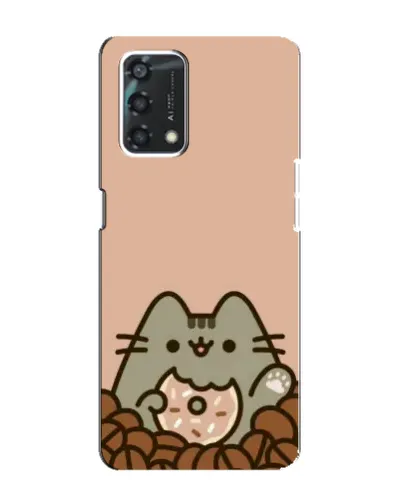 Чохол для OPPO A95 з картинкою «Кавовий Пушин»