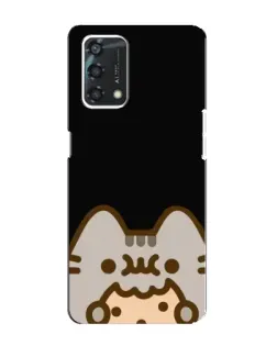 Чохол для OPPO A95 з картинкою «Пушин на чорному»