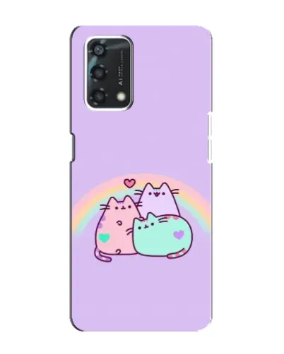 Чохол для OPPO A95 з картинкою «Веселкові Пушини»