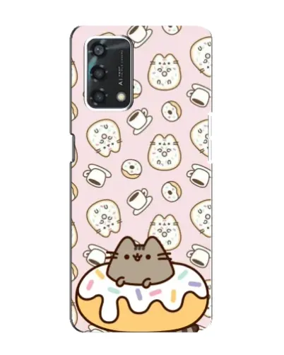 Чохол для OPPO A95 з картинкою «Пушин на пончику»