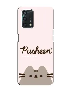 Чохол для OPPO A95 з картинкою «Pusheen логотип»