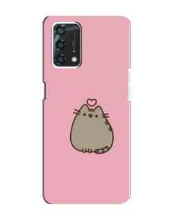 Чохол для OPPO A95 з картинкою «Pusheen серце»