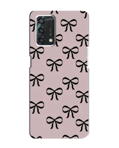 Чехол для OPPO A95 с картинкой «Черные бантики» Чехол для OPPO A95 с картинкой «Черные бантики»