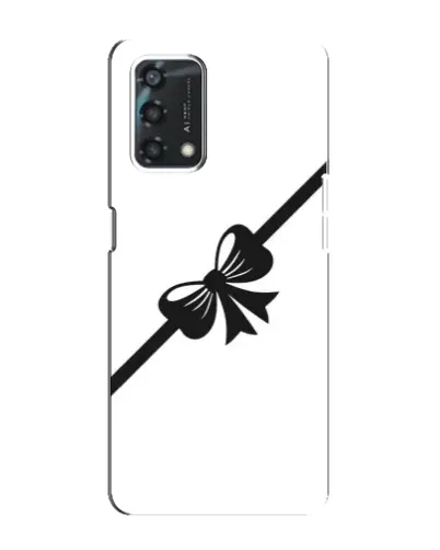 Чехол для OPPO A95 с картинкой «Диагональный бант» Чехол для OPPO A95 с картинкой «Диагональный бант»