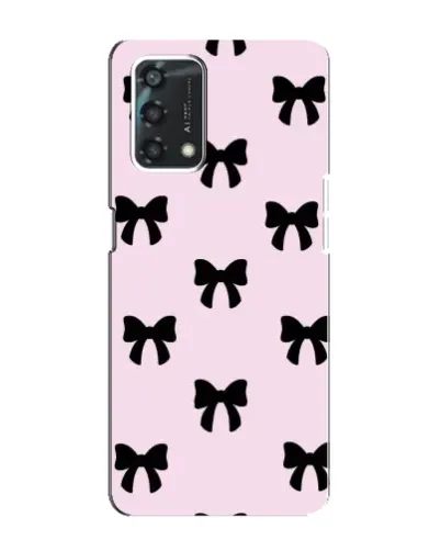 Чехол для OPPO A95 с картинкой «Черные банты Coquette» Чехол для OPPO A95 с картинкой «Черные банты Coquette»