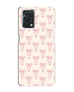 Чехол для OPPO A95 с картинкой «Розовые бантики Coquette»