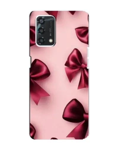Чехол для OPPO A95 с картинкой «Бордовый атлас» Чехол для OPPO A95 с картинкой «Бордовый атлас»