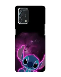 Чехол для OPPO A95 с картинкой «Неоновый Stitch» Чехол для OPPO A95 с картинкой «Неоновый Stitch»