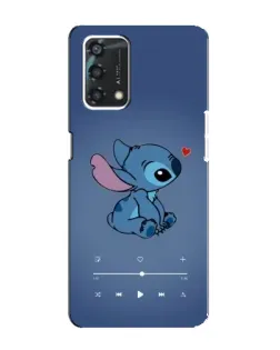 Чехол для OPPO A95 с картинкой «Музыкальный Stitch» Чехол для OPPO A95 с картинкой «Музыкальный Stitch»