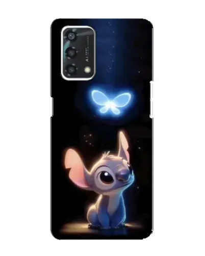 Чехол для OPPO A95 с картинкой «Сияющий Стич»