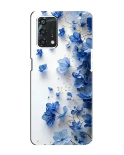 Чохол для OPPO A95 з картинкою «Блакитний квітковий каскад»