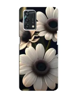 Чохол для OPPO A95 з картинкою «Білі маргаритки макро»