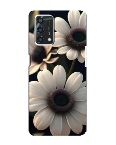 Чохол для OPPO A95 з картинкою «Білі маргаритки макро»