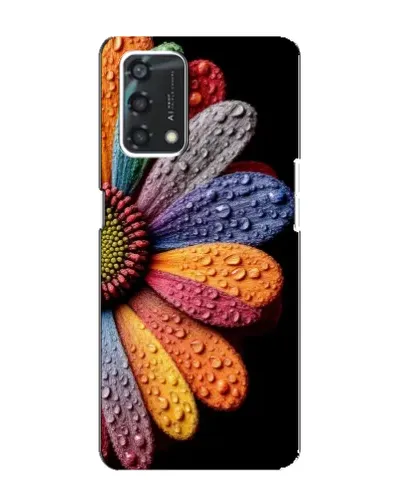 Чохол для OPPO A95 з картинкою «Райдужна квітка»