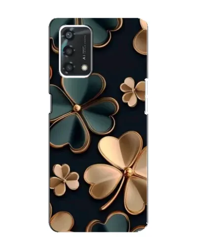 Чохол для OPPO A95 з картинкою «Конюшина в золоті»