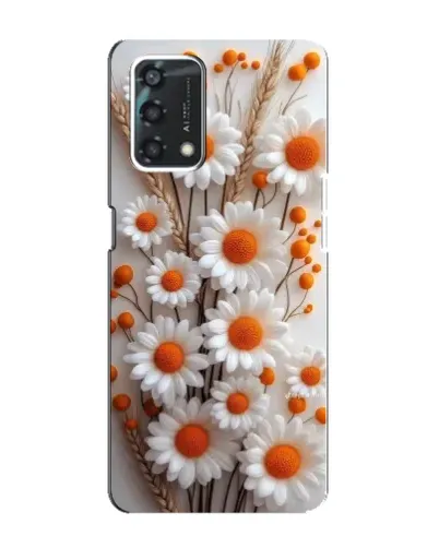 Чохол для OPPO A95 з картинкою «Білі сухоцвіти»