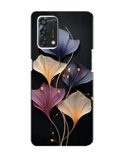 Чохол для OPPO A95 з картинкою «Лілові квіти грації»