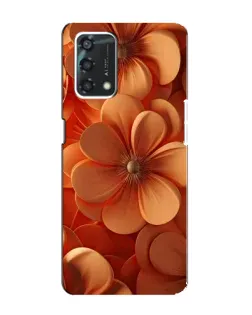 Чохол для OPPO A95 з картинкою «Помаранчева макро квітка»