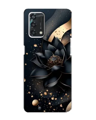 Чохол для OPPO A95 з картинкою «Чорний лотос»