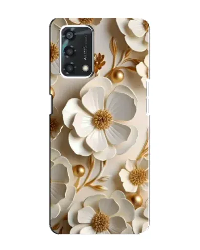 Чохол для OPPO A95 з картинкою «Білі паперові квіти»