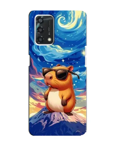 Чехол для OPPO A95 с картинкой «Капибара Ван Гога»