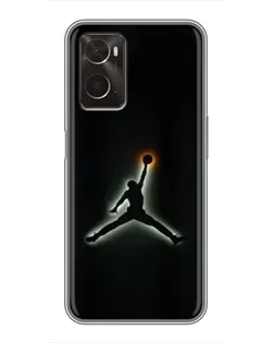 Чохол для OPPO A96 з картинкою «Jordan Gradient Logo» Чохол для OPPO A96 з картинкою «Jordan Gradient Logo»