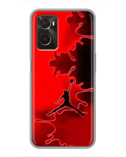 Чехол для OPPO A96 с картинкой «Jordan Red Smoke» Чехол для OPPO A96 с картинкой «Jordan Red Smoke»