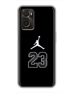 Чехол для OPPO A96 с картинкой «Jordan Flight 23»