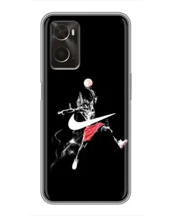 Чехол для OPPO A96 с картинкой «Jordan Jumpman»