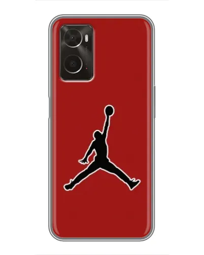 Чехол для OPPO A96 с картинкой «Jordan Red Back» Чехол для OPPO A96 с картинкой «Jordan Red Back»
