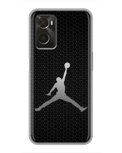 Чехол для OPPO A96 с картинкой «Jordan Dark Carbon» Чехол для OPPO A96 с картинкой «Jordan Dark Carbon»