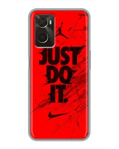 Чехол для OPPO A96 с картинкой «Nike Just Do It» Чехол для OPPO A96 с картинкой «Nike Just Do It»