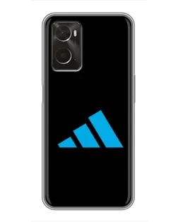 Чохол для OPPO A96 з картинкою «Adidas Cyan Logo»