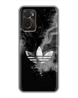 Чохол для OPPO A96 з картинкою «Абстрактний дим Adidas»