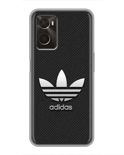 Чохол для OPPO A96 з картинкою «Adidas Карбонова текстура» Чохол для OPPO A96 з картинкою «Adidas Карбонова текстура»