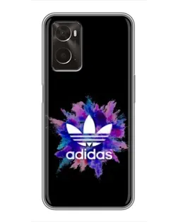 Чохол для OPPO A96 з картинкою «Вибух фарб Adidas»