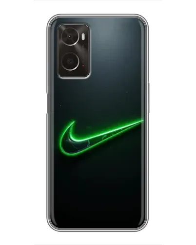 Чехол для OPPO A96 с картинкой «Неоновый контур Nike» Чехол для OPPO A96 с картинкой «Неоновый контур Nike»