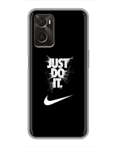 Чехол для OPPO A96 с картинкой «Текстовый принт Nike» Чехол для OPPO A96 с картинкой «Текстовый принт Nike»