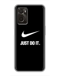 Чехол для OPPO A96 с картинкой «Классический принт Nike»