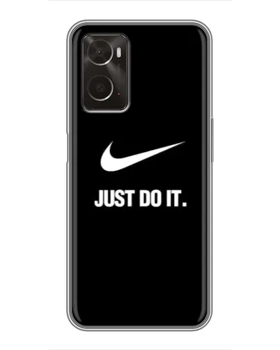 Чехол для OPPO A96 с картинкой «Классический принт Nike» Чехол для OPPO A96 с картинкой «Классический принт Nike»