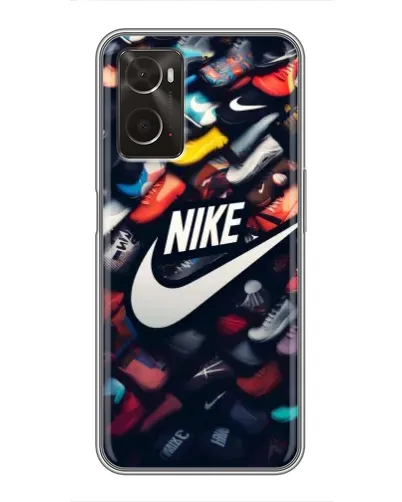 Чехол для OPPO A96 с картинкой «Коллекция кроссовок Nike» Чехол для OPPO A96 с картинкой «Коллекция кроссовок Nike»