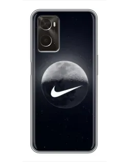 Чохол для OPPO A96 з картинкою «Nike у стилі графіті»