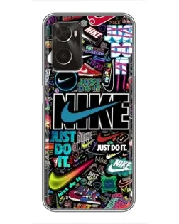 Чохол для OPPO A96 з картинкою «Яскравий колаж Nike»
