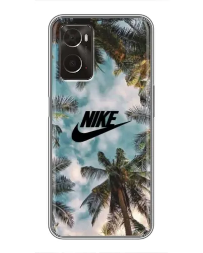 Чохол для OPPO A96 з картинкою «Тропічний принт Nike» Чохол для OPPO A96 з картинкою «Тропічний принт Nike»
