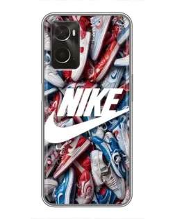 Чохол для OPPO A96 з картинкою «Колаж кросівок Найк»