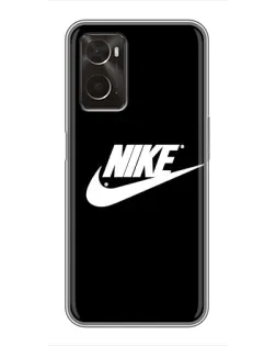 Чохол для OPPO A96 з картинкою «Мазки фарби Nike»