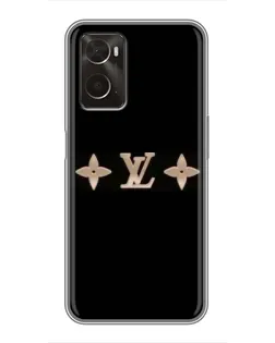 Чехол для OPPO A96 с картинкой «Louis Vuitton — минимализм»