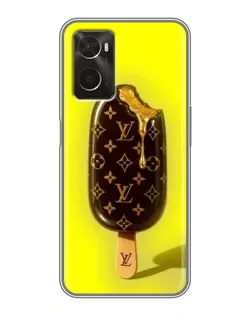 Чехол для OPPO A96 с картинкой «Мороженое от LV»